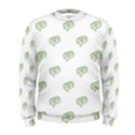 Happy St Patricks Day Symbol Motif Pattern Men s Sweatshirt View1