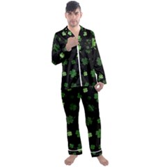 St Patricks Day Men s Satin Pajamas Long Pants Set by Valentinaart