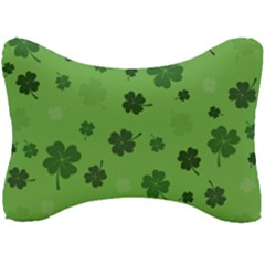 St Patricks Day Seat Head Rest Cushion by Valentinaart