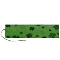 St Patricks Day Roll Up Canvas Pencil Holder (l) by Valentinaart