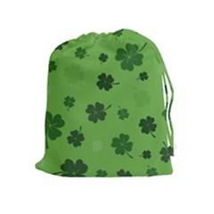 St Patricks Day Drawstring Pouch (xl) by Valentinaart