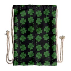 St Patricks Day Drawstring Bag (large) by Valentinaart