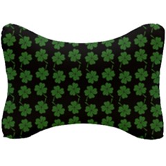 St Patricks Day Seat Head Rest Cushion by Valentinaart