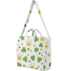 St Patricks Day Square Shoulder Tote Bag by Valentinaart