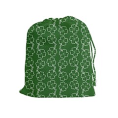 St Patricks Day Drawstring Pouch (xl) by Valentinaart