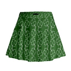 St Patricks Day Mini Flare Skirt by Valentinaart