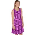 Digital Violet Knee Length Skater Dress With Pockets View3