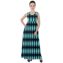 Mandala Pattern Empire Waist Velour Maxi Dress by Sparkle