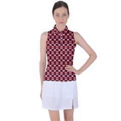 Red Kalider Women s Sleeveless Polo Tee by Sparkle