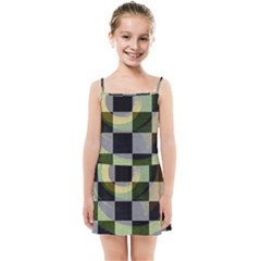 Circle Checks Kids  Summer Sun Dress by Sparkle