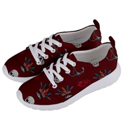 Tattoo Old School Background Pattern Women s Lightweight Sports Shoes by Wegoenart