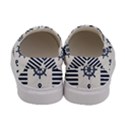 Nautical Seamless Pattern Vector Illustration Women s Canvas Slip Ons View4