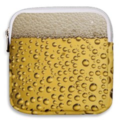 Beer Bubbles Mini Square Pouch by Wegoenart