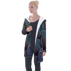 Fractal Sells Longline Hooded Cardigan by Sparkle