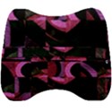 Random Design Velour Head Support Cushion View2