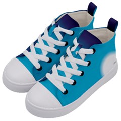 Fishing Kids  Mid-top Canvas Sneakers by Sparkle