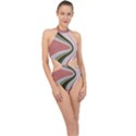 Wrinkle In Time Halter Side Cut Swimsuit View1