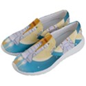 Space Exploration Illustration Women s Lightweight Slip Ons View2