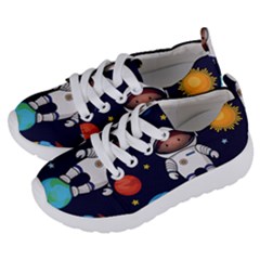 Boy Spaceman Space Rocket Ufo Planets Stars Kids  Lightweight Sports Shoes by Vaneshart