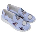 Seamless Pattern With Space Theme Men s Lightweight Slip Ons View3