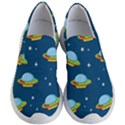 Seamless Pattern Ufo With Star Space Galaxy Background Women s Lightweight Slip Ons View1