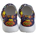 Vector Flat Space Design Background With Text Men s Lightweight Slip Ons View4