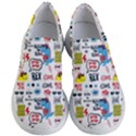 Monster Cool Seamless Pattern Women s Lightweight Slip Ons View1