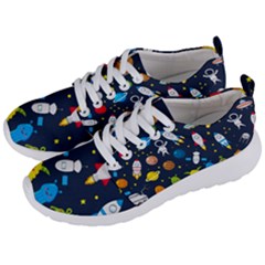 Big Set Cute Astronauts Space Planets Stars Aliens Rockets Ufo Constellations Satellite Moon Rover V Men s Lightweight Sports Shoes by Vaneshart