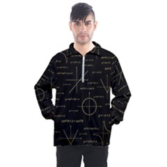 Abstract Math Pattern Men s Half Zip Pullover by Vaneshart