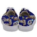 Hand Drawn Cute Sloth Pattern Background Kids  Low Top Canvas Sneakers View4