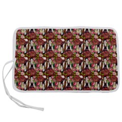 Swimmer 20s Burgundy Pen Storage Case (l) by snowwhitegirl