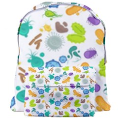 Bacteria Virus Seamless Pattern Giant Full Print Backpack by Vaneshart