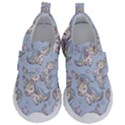 Pattern With Cute Unicorns Kids  Velcro No Lace Shoes View1