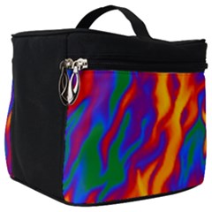 Gay Pride Abstract Smokey Shapes Make Up Travel Bag (big) by VernenInk