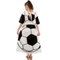 Soccer Lovers Gift Kimono Sleeve Boho Dress View2