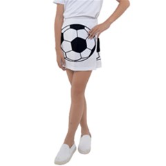 Soccer Lovers Gift Kids  Tennis Skirt by ChezDeesTees