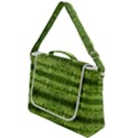 Watermelon pattern, fruit skin in green colors Box Up Messenger Bag View1