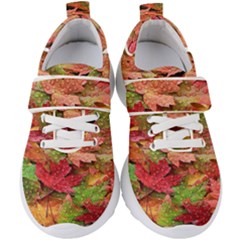 Spring Leafs Kids  Velcro Strap Shoes by Sparkle