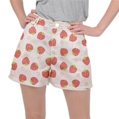 Strawberries-pattern-design Ripstop Shorts by Vaneshart