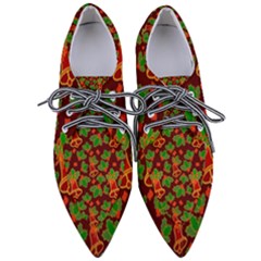 Illustration-christmas-default Pointed Oxford Shoes by Vaneshart