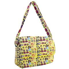 Kawaiicollagepattern3 Courier Bag by snowwhitegirl