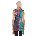 Flower Dna Short Sleeve Side Drop Tunic View2