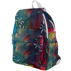 Flower Dna Top Flap Backpack by RobLilly