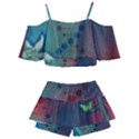 Flower Dna Kids  Off Shoulder Skirt Bikini View2