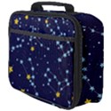 Seamless pattern with cartoon zodiac constellations starry sky Full Print Lunch Bag View4