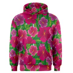 Background Cute Flowers Fuchsia With Leaves Men s Core Hoodie by BangZart