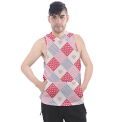 Cute Kawaii Patches Seamless Pattern Men s Sleeveless Hoodie by BangZart