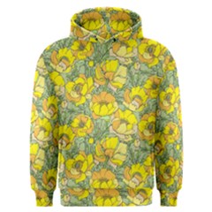 Seamless Pattern With Graphic Spring Flowers Men s Overhead Hoodie by BangZart