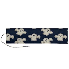 Hand Drawn Ghost Pattern Roll Up Canvas Pencil Holder (l) by BangZart