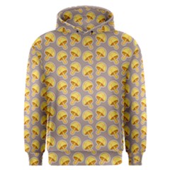 Yellow Mushroom Pattern Men s Overhead Hoodie by BangZart